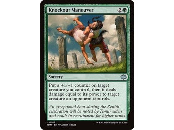 Takir Dragonstorm. 1x Knockout Maneuver v.0147 - MTG - Magic the G. - UC