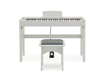 Keynote Junior Digital Piano & Stool, White - DEFEKT
