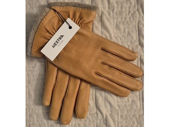 Handskar Design HESTRA Samuel Herr Stl 8,5 Skinn Nya Butikspris 995kr