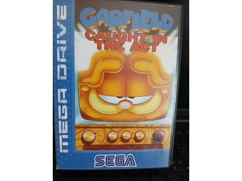 Garfield Caught in the Act till Sega Mega Drive UTAN MANUAL