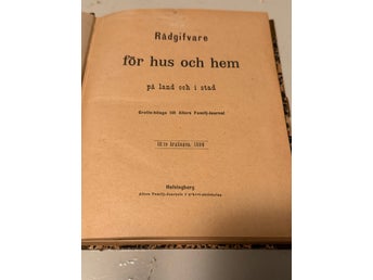 Rådgifvare för hus och hem 1896 – Allers Familj-Journal – 1800-tal