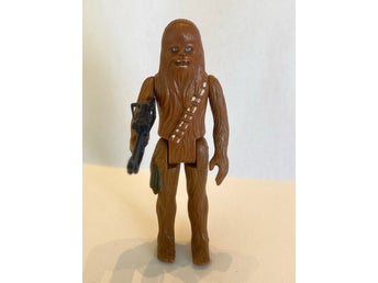 Star Wars Chewbacca actionfigur komplett med vapen, vintage 1977