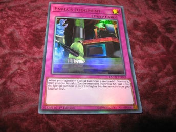 Yu-Gi-Oh! Karte: Enma's Judgment DUOV-EN042 - Ultra Rare - 1. Auflage