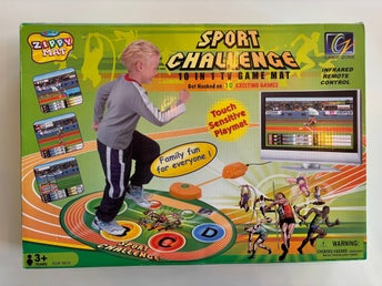 Retro spel - Zippy Mat Sport Challenge 10-i-1 TV-spelsmatta