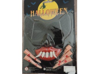 Halloween: mask. tänder. naglar