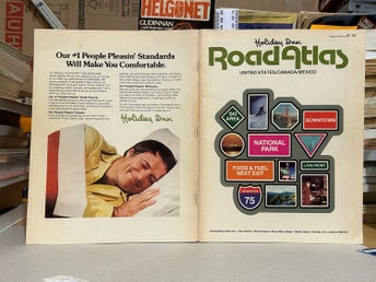 Holiday in Road Atlas United states Canada, Mexico. bok, Fine plus