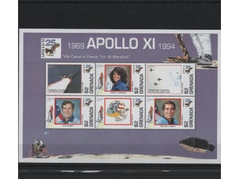 Grenada 1994 Rymd Apollo 11 6v i block.