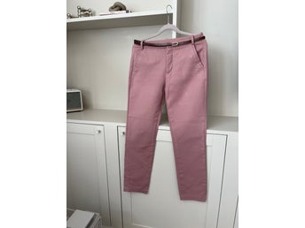 Dambyxor Zara Stl 34 Kostymbyxor Rosa Chinos Ankellånga Damkläder XS