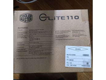 Ny oanvänd Cooler Master Elite 110 Mini-ITX Datorchassi