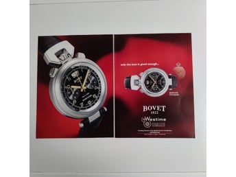BOVET Sporster Chronograph dubbel-sidig annons från 2009