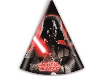 Darth Vader partyhattar 6-pack