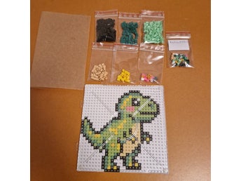 Pärlkit - Dino #001 med 400+ pärlor