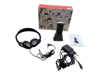 Comfort Audio Duett F00686 Hörförstärkare Hörlurar Svart Förstärkare Headset