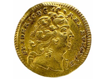 Fredrik I (1676–1751) - Halv dukat 1748