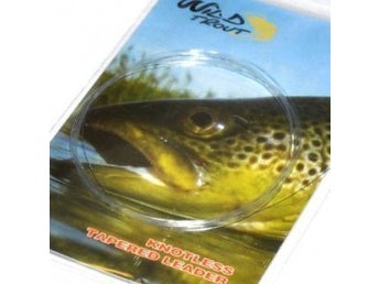 2stycken Taperad Flugtafs 9 fot Wild Trout 6X
