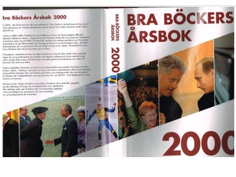BRA BÖCKERS ÅRSBOK 2000 - omslag: Kohl Kungen M Forsberg Halonen Clinton Putin