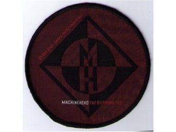 MACHINE HEAD - THE BURNING RED circular. Tygmärke Officiellt från 1999 Samlarobj