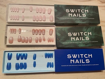 Switch Nails lösnaglar, 3 förpackningar