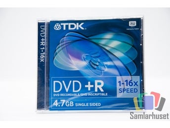 1st TDK DVD +R 4,7GB 1-16x Speed RW - CD CD-Skiva - Skiva DVD+RW + R