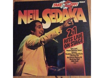 Neil Sedaka - Take Off! - 21 Hits Live On Stage (LP)