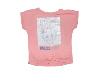 Kortärmad T-shirt från DISNEY - Storlek 110 - Orange (Multi)