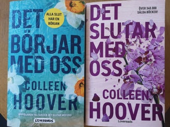 Bok Det börjar med oss & Det slutar med oss Colleen Hoover