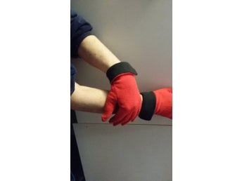 handskar fingervantar 80-tal retro
