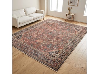 STOR SEMIANTIK äkta orientaliskt matta ca: 411x320