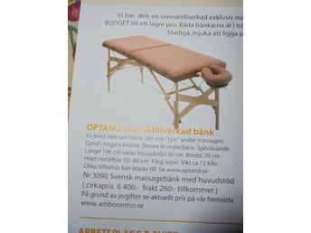 massagebänk