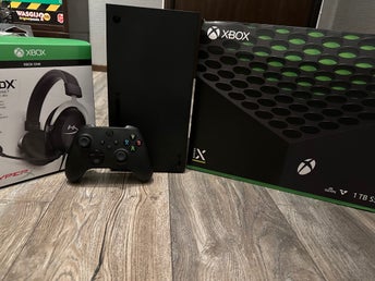 Xbox Series X med Gaming Headset