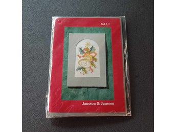 Broderi Tavla Julbjällra komplett kit julklocka