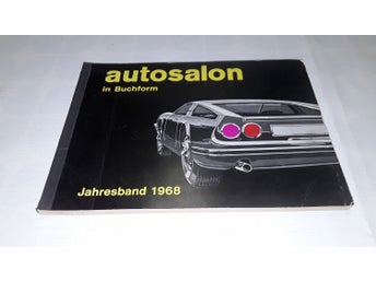 Autosalon in Buchform - Jahresband 1968