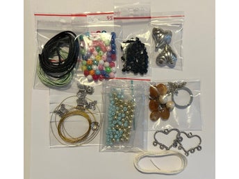 startpaket tråd och detaljer gör smycken