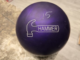 15 lbs Grp 5 Purple Hammer Urethane Rosa pin Bowlingklot