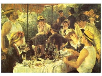 Konstkort / Auguste Renoìr - Roddarnas frukost