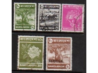 Bangladesh, olika stämplade 1