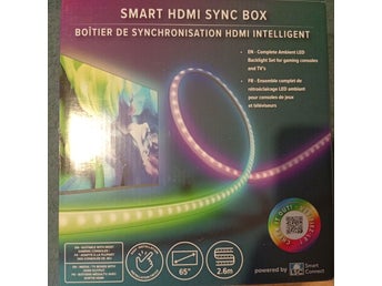 HDMI Sync Box + RGB LED 4K 60Hz – Ambilight-effekt för TV
