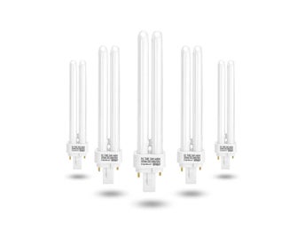 26W Kallvita PLC G24D LED Glödlampor (Pack-5)