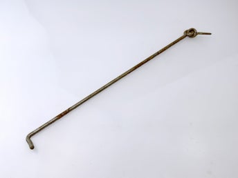 253byggnadsvård x st XL-lång STORMHASPE B vädringsbeslag 1900-tal fönsterlås Bes