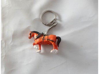 Arbetshäst Vintage Nyckelring - Häst