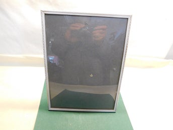 Fotoram 1950/60 Tal Metall och Glas 18 x 24 cm