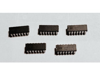 5 st LM324N Operationsförstärkare 4 kanaler DIP-14