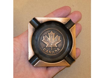 Vintage Askfat Kanada - Canada ashtray - askkopp