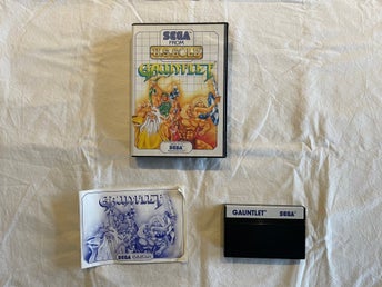 Gauntlet Sega Master System SPELET ÄR PÅ ENGELSKA MED SVENSKT OMSLAG OCH MANUAL