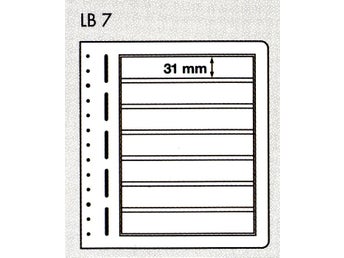 LB 7 insticksblad Blad 5 pack för Leuchtturms pärmar Vred och Exelent