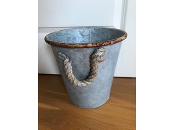 Kruka Zink plåt 25 cm
