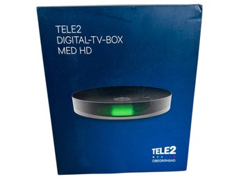 Arris VIP4205 Tele2 Digitalbox Med Nätsladd & Fjärrkontroll TV Box VIP 4205