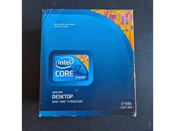 Intel Core i7-930 2.80GHz LGA1366 – Komplett i Box (CIB) med Originalkylare