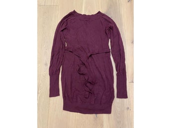 H&m Mama mörkröd klänning, storlek S