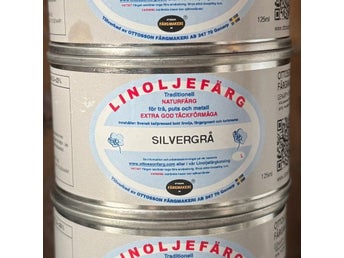 Linoljefärg Silvergrå NY VARA